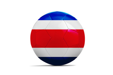 Soccer balls with teams flags, Brazil 2014. Group D, Costa rica