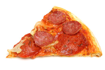 Pepperoni Pizza Slice - obrazy, fototapety, plakaty