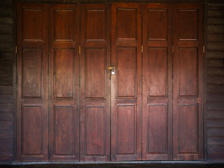 vintage wood door - 63896607