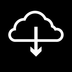 Cloud download icon