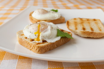 Poached eggs