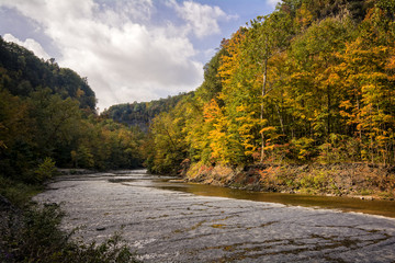 Fototapeta na wymiar Autumn River