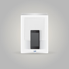 Illustration of docking station