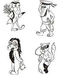 funny animal characters