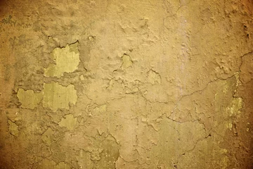 Fototapete Alte schmutzige strukturierte Wand Orange