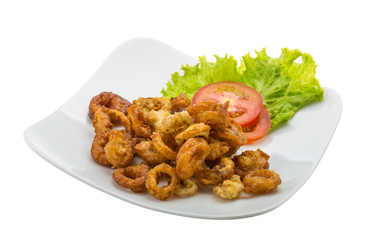 Fried squid rings