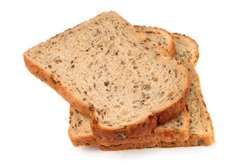 Slices of wholemeal seeded brown bread