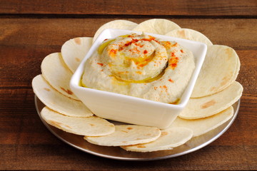 Eggplant hummus. Baba ghanoush