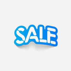 realistic design element: sale