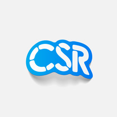 realistic design element: csr