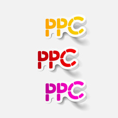 realistic design element: ppc
