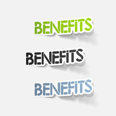 realistic design element: Benefits