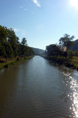 Obraz premium Historischer Ludwig-Donau-Kanal
