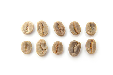 Green coffee beans