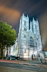 Fototapeta na wymiar Westminster Abbey at London, England