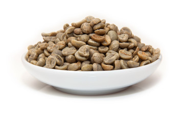 Green coffee beans