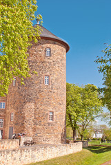 Östlicher Rundturm des landgräflichen Schlosses zu Butzbach