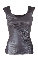 Female metallic tank top