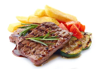 Photo sur Plexiglas Steakhouse grilled beef steak