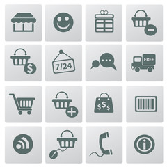 Shipping icon set,vector