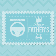 Happy Father's Day Template Card Background