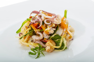 Asian seafood salad