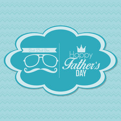 Happy Father's Day Template Card Background