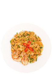 A plate of fried char kway teow