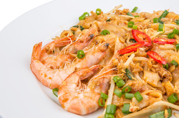 A plate of fried char kway teow