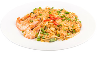 A plate of fried char kway teow