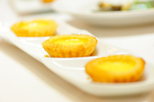 Chinese Dim Sum:hongkong Egg Tart