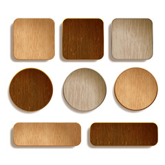 wood plate,whiteback