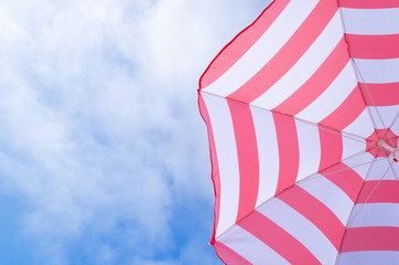 Beach umbrella's background