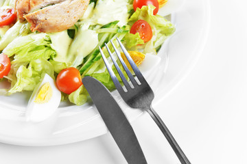 salad with lettuce