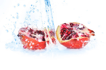 slices of  pomegranate