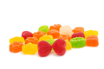 jelly candies isolated