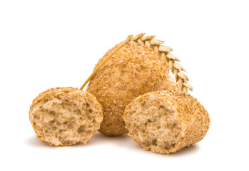 vysivkovy bread isolated