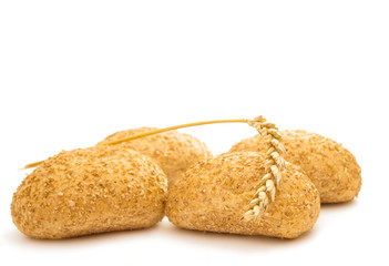 vysivkovy bread isolated