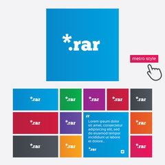 Archive file icon. Download RAR button.