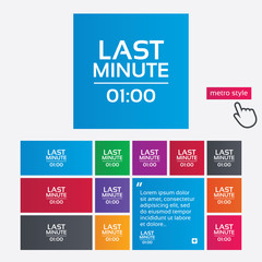 Last minute icon. Hot travel symbol.