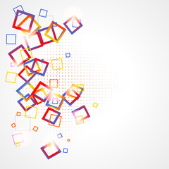 Geometric abstract background