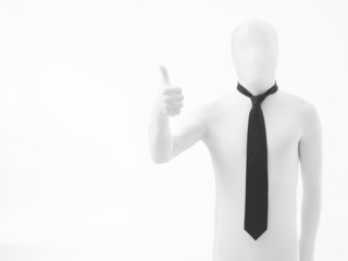 Unknown person ok gesture