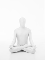 faceless man yoga lotus