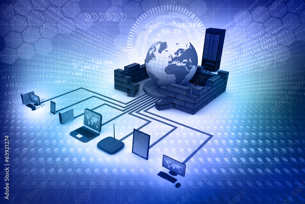 Poster computer network and internet communication