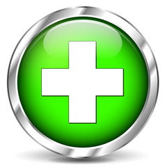 Obraz premium Vector cross icon