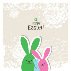 Easter card - greeting card with copy space