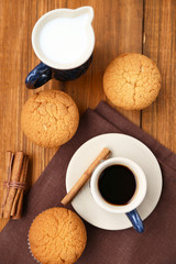 muffin with coffee