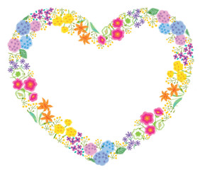 花　枠　フラワー　フレーム