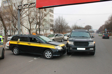 Naklejka premium Traffic accident
