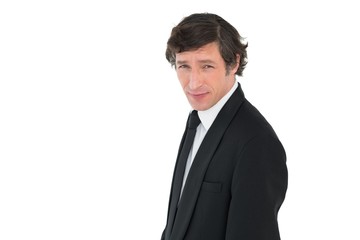 Portrait of handsome groom